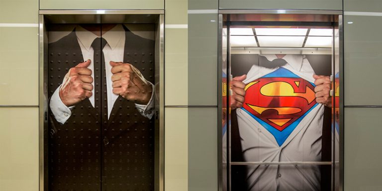 Ý tưởng quảng cáo của phim “Man of Steel” tạo ấn tượng mạnh về thị giác