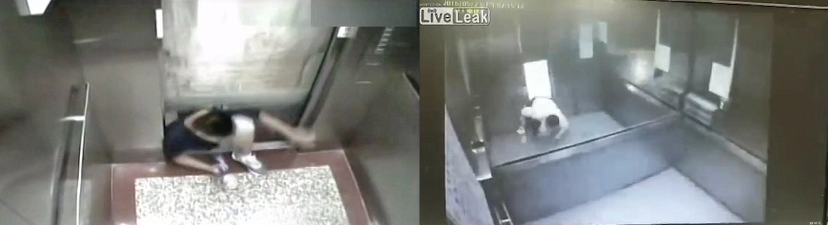 Các tai nạn gây chấn thương nghiền hoặc cắt gây ra do cabin thang máy di chuyển ngoài ý muốn