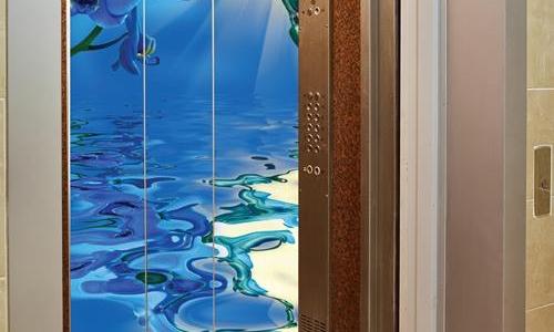 Cabin thang máy dùng đá 3D Lựa chọn Phong Thuỷ