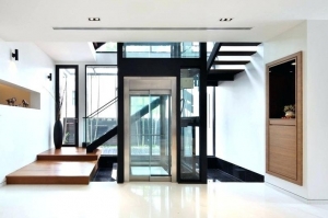 Thang máy vách kính