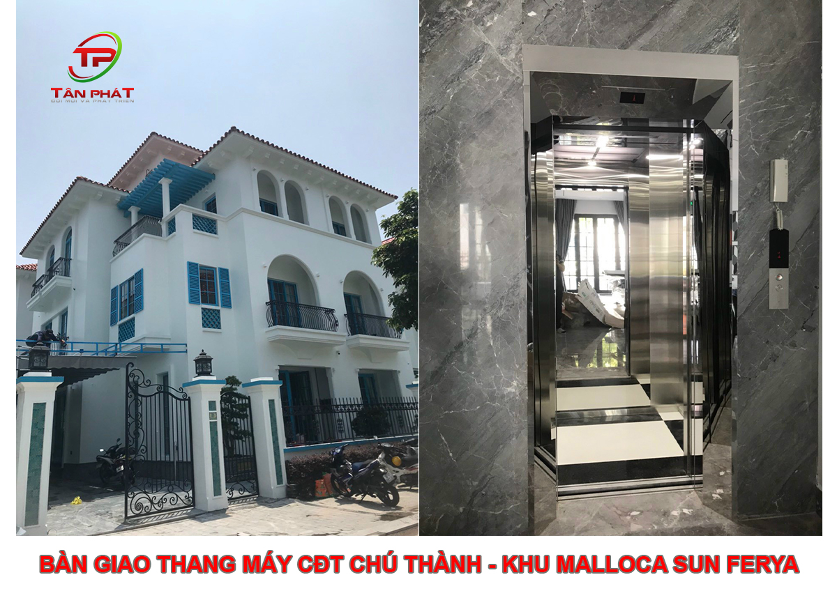 Bàn Giao Thang Máy CĐT Chú Thành - Khu Malloca Sun Ferya - Tp Hạ Long