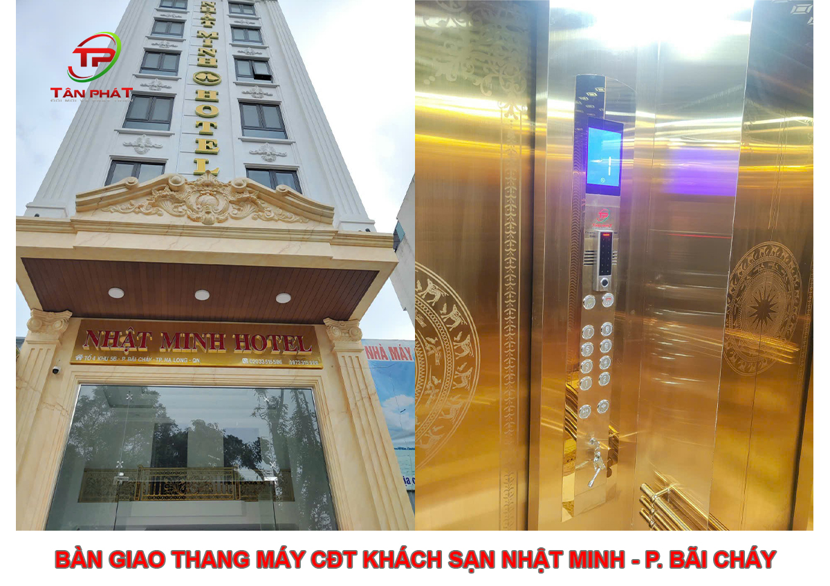 Bàn Giao Thang Máy Chủ Đầu Tư Khách Sạn Nhật Minh - P.Bãi Cháy