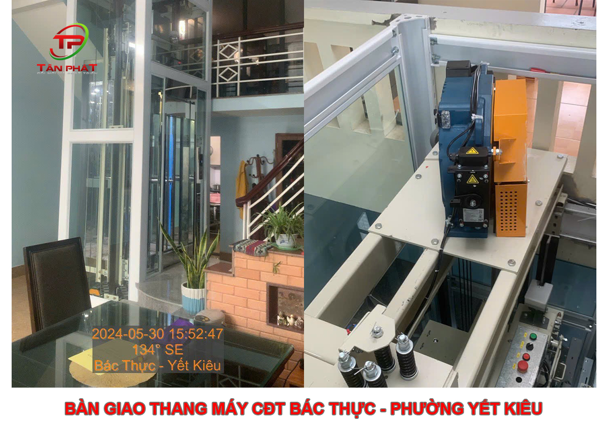 Bàn Giao Thang Máy CĐT Bác Thực - Phường Yết Kiêu
