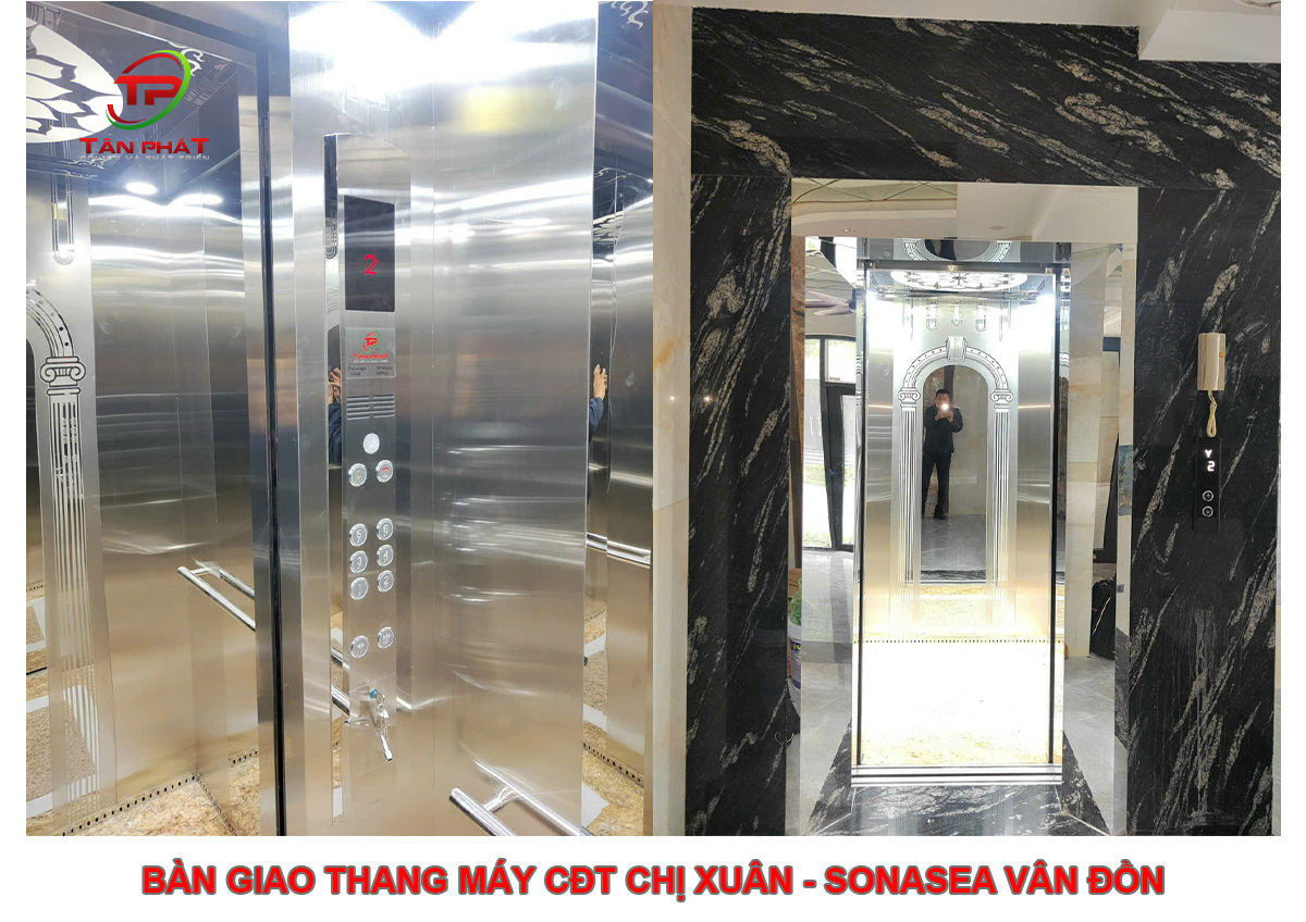 Bàn Giao Thang Máy Chủ Đầu Tư Chị Xuân - Dự án Sonasea Vân Đồn