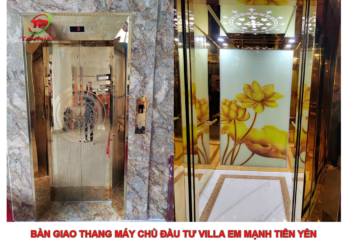 Bàn Giao Thang Máy Chủ Đầu Tư Villa Em Mạnh - Tiên Yên