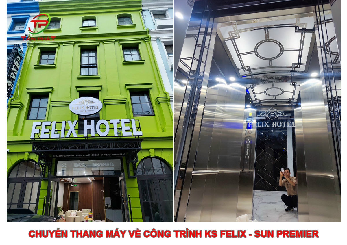 Bàn Giao Thang Máy Chủ Đầu Tư Khách Sạn FeLix - Sun Premier - Bãi Cháy - Hạ Long