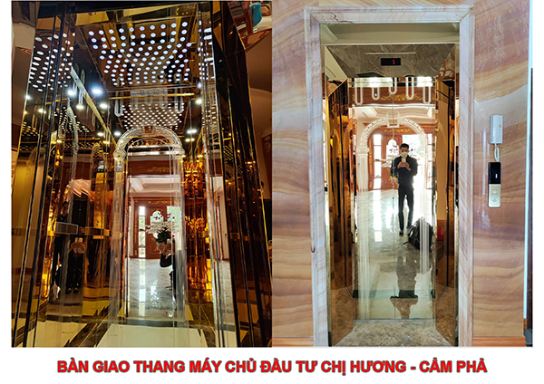 Bàn Giao Thang Máy Chủ Đầu Tư Chị Hương - Tp Cẩm Phả