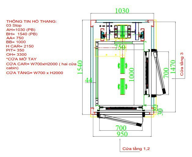 Thang máy gia đình homelift - Tối ưu diện tích không gian siêu nhỏ