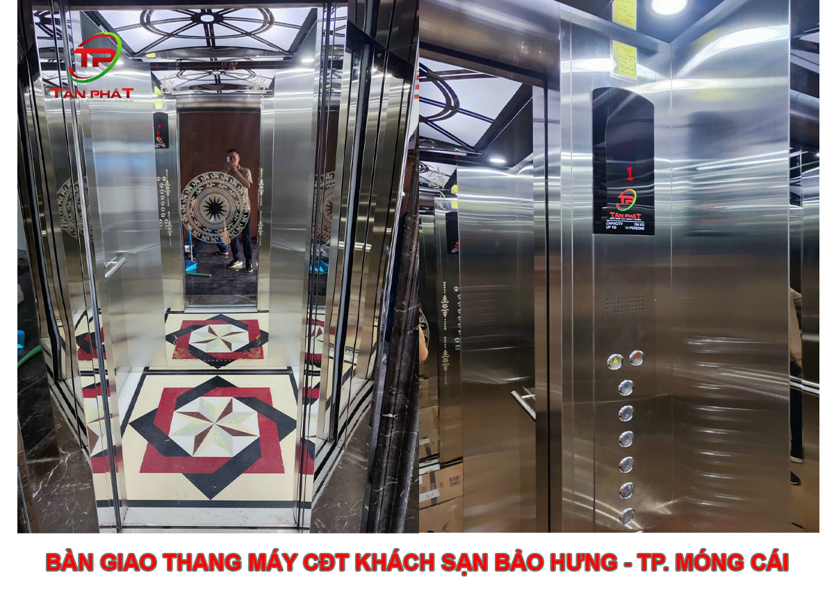 Bàn Giao Thang Máy Chủ Đầu Tư: Khách sạn Bảo Hưng - Tp Móng Cái