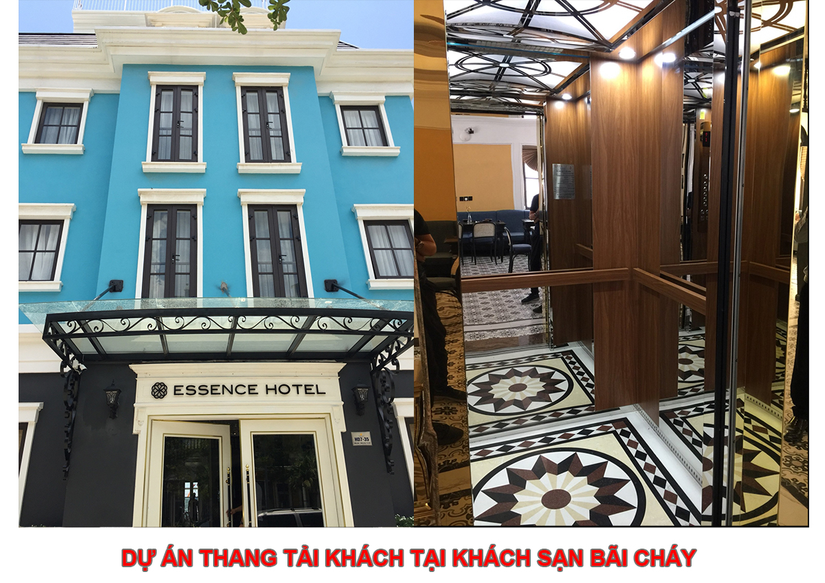 Dự án Thang tải khách khách sạn Bãi Cháy