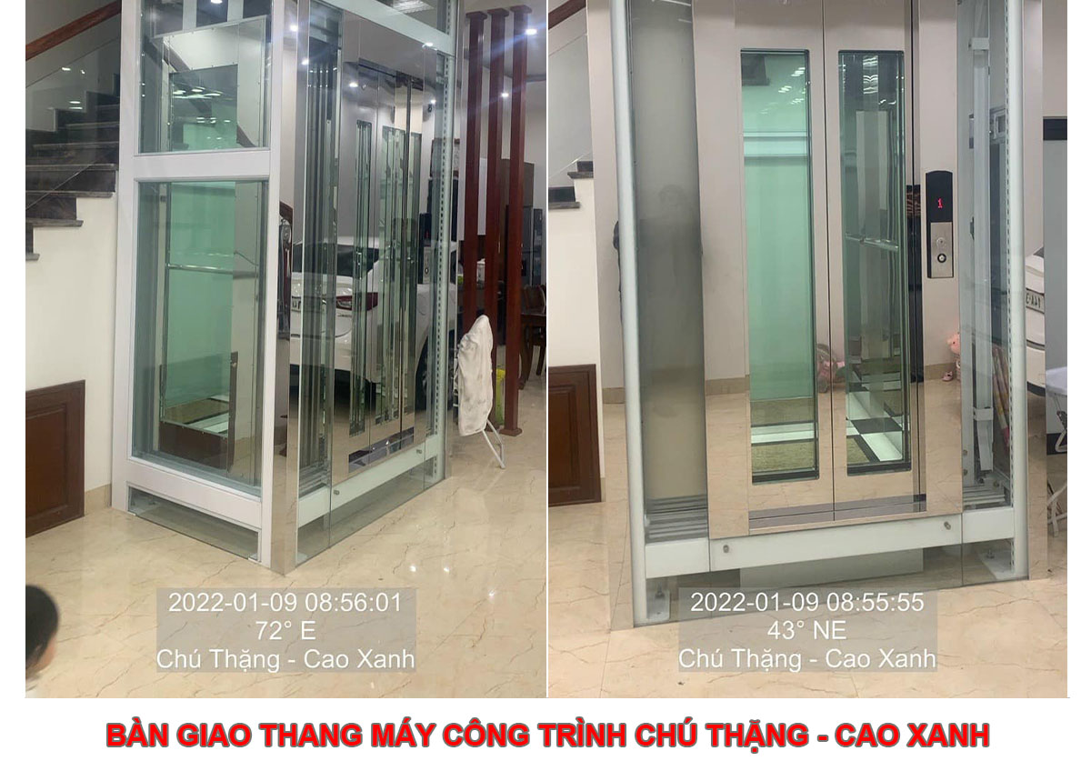 Bàn giao đưa thang vào sử dụng công trình chú Thặng - Cao Xanh