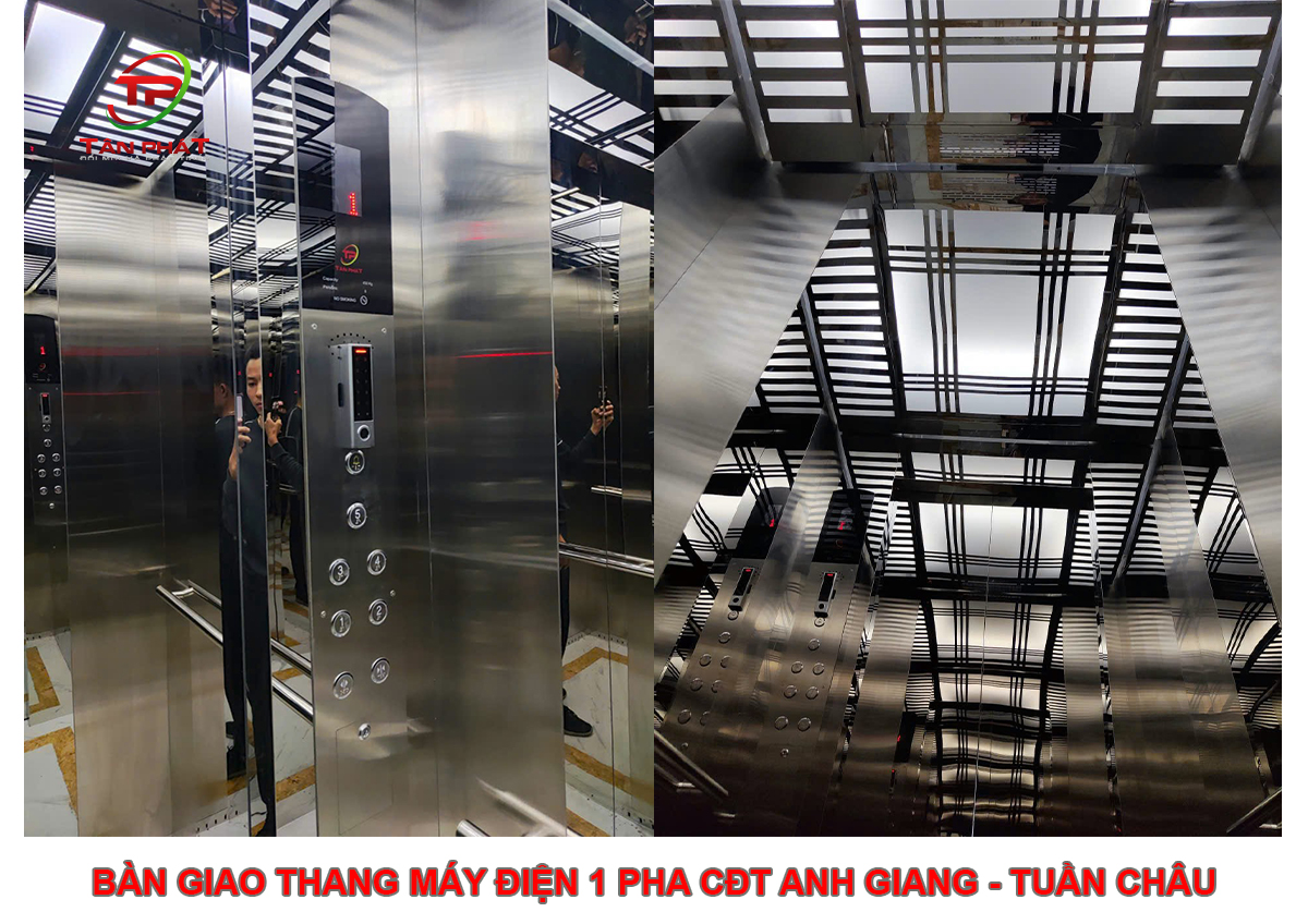 Bàn Giao Thang Máy Điện 1 Pha Chủ Đầu Tư Anh Giang - Tuần Châu