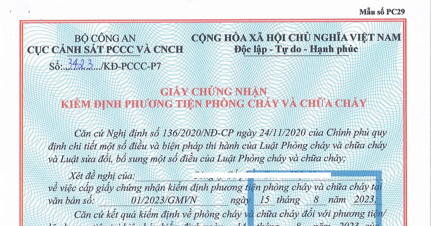 Cục PCCC Dừng Cấp Giấy Chứng Nhận Kiểm Định Cho Cửa Và Vách Thang Máy