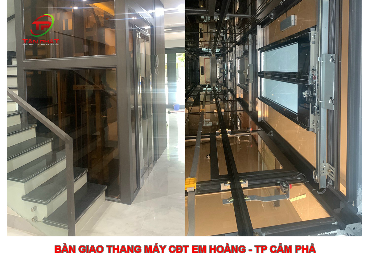 Bàn Giao Thang Máy Chủ Đầu Tư Em Hoàng - Cẩm Phả