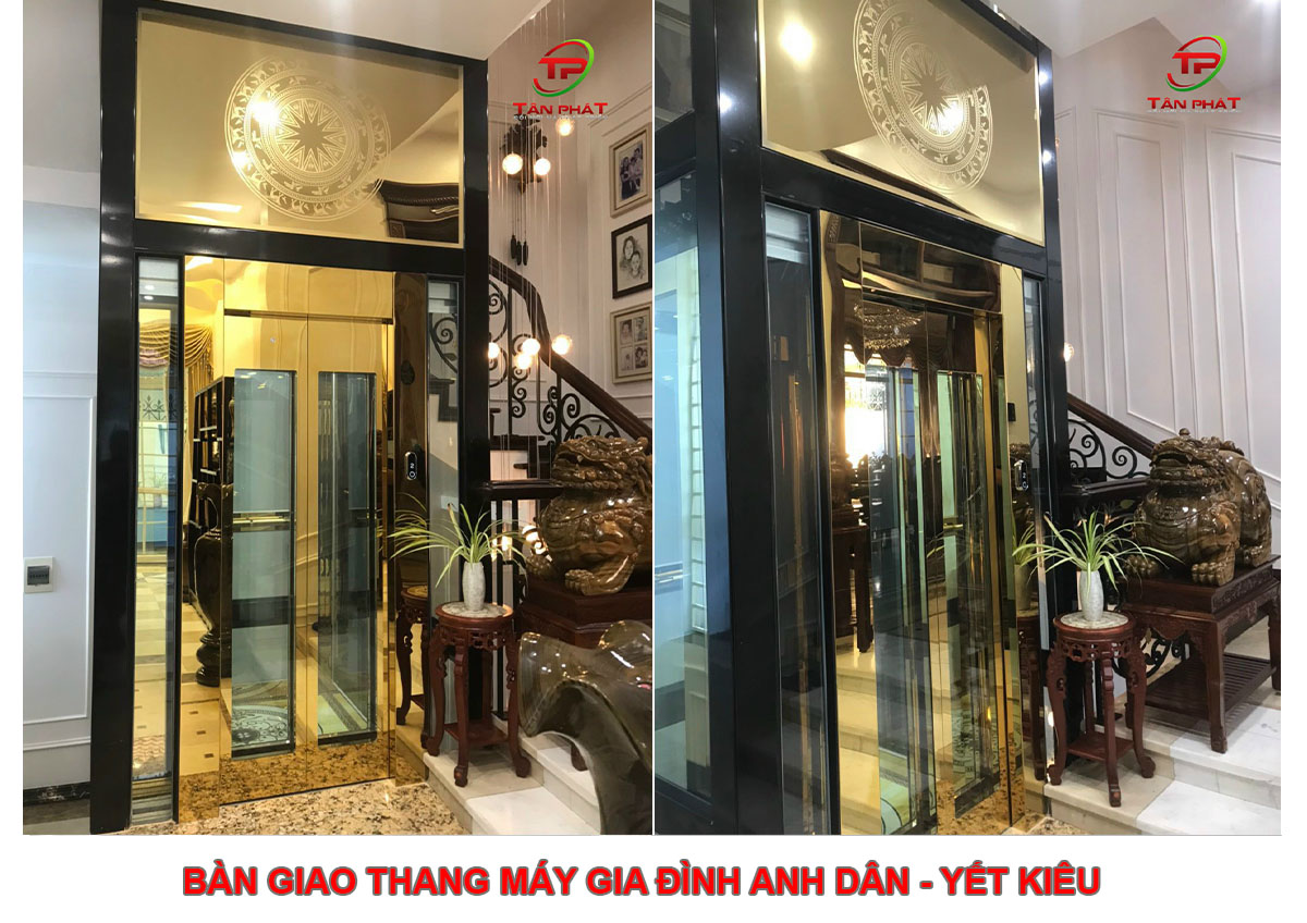 Bàn Giao Đưa Thang Máy Vào Sử Dụng Gia Đình Anh Dân - Yết Kiêu